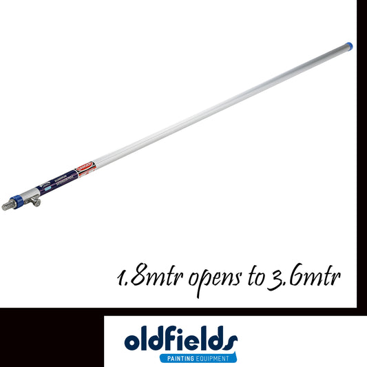 Pro series Aluminiun Extension Poles 1.8mtr - 3.6mtr from Oldfields
