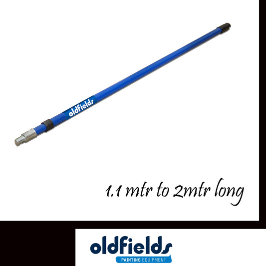 Steel paint roller Extension Pole 1.1mtr opens to 2mtr Long from Oldfields