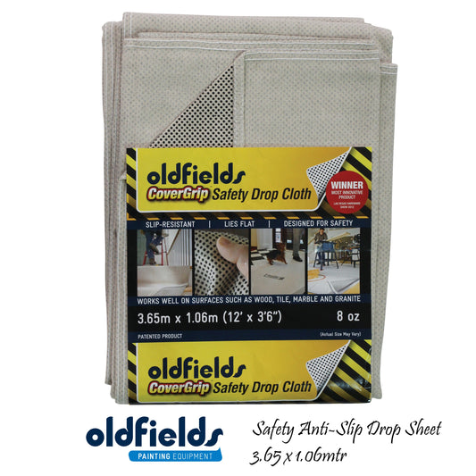 Covergrip safety anti-slip Drop Sheet 3.65 x 1.06Mtr from Oldfields