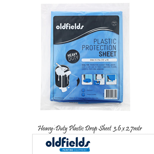 Heavy Duty Plastic drop sheet from Oldfields