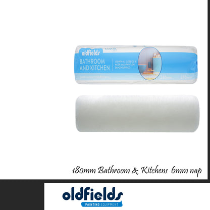 Classic Bathroom & Kitchens roller sleeve -6mm Nap (230mm & 270mm) by Oldfields - Da Vinci Chalk Paint & Rustic home decor