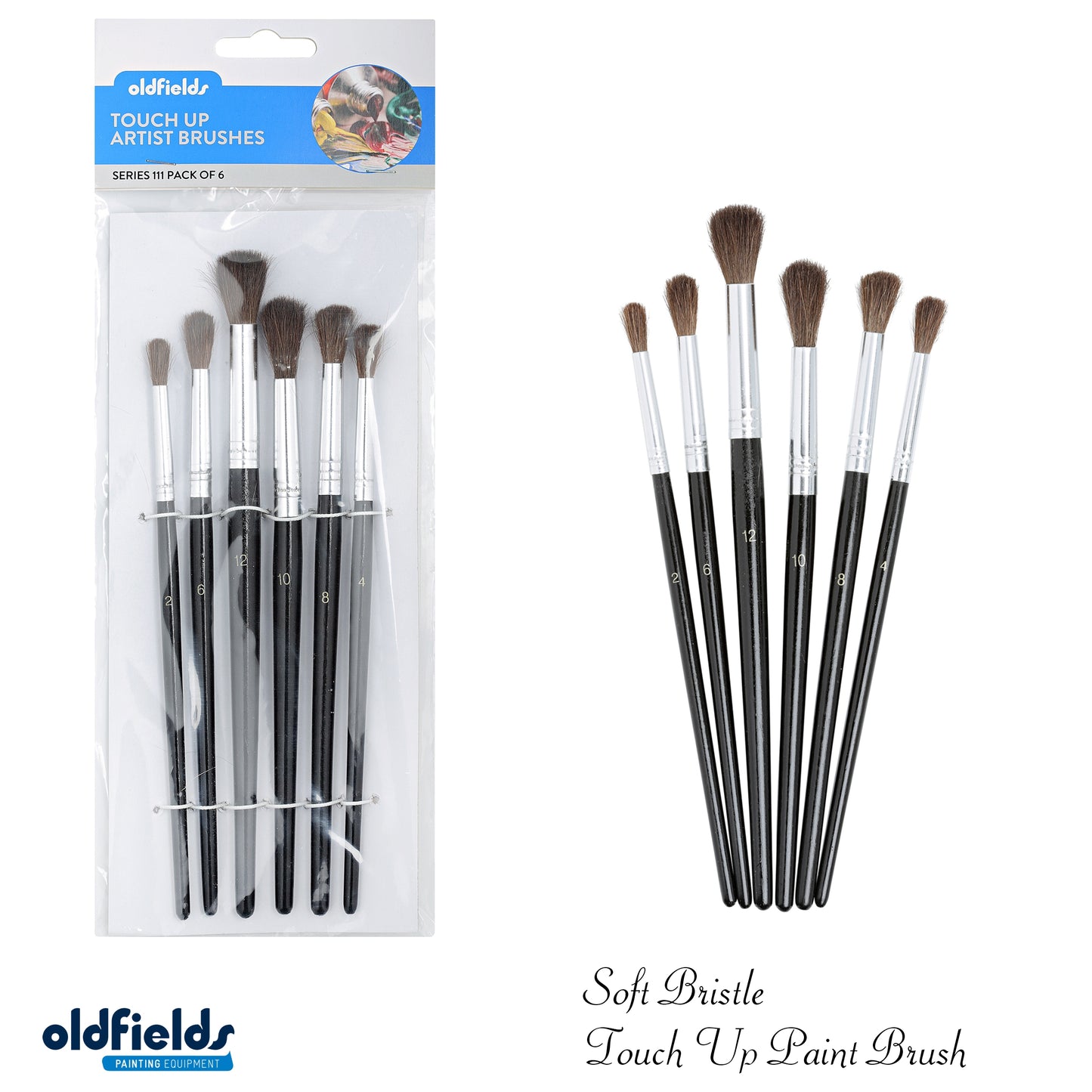 Soft Bristle Touch-up Fitch artist brush set oldfields