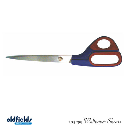 Professional  soft Grip Stainless steel wallpaper shears 295mm from Oldfields