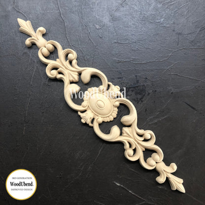 Pediments  7.5x34cm From WoodUBend (pack of 2 or sold individually) WUB1374 - Da Vinci Chalk Paint & Rustic home decor