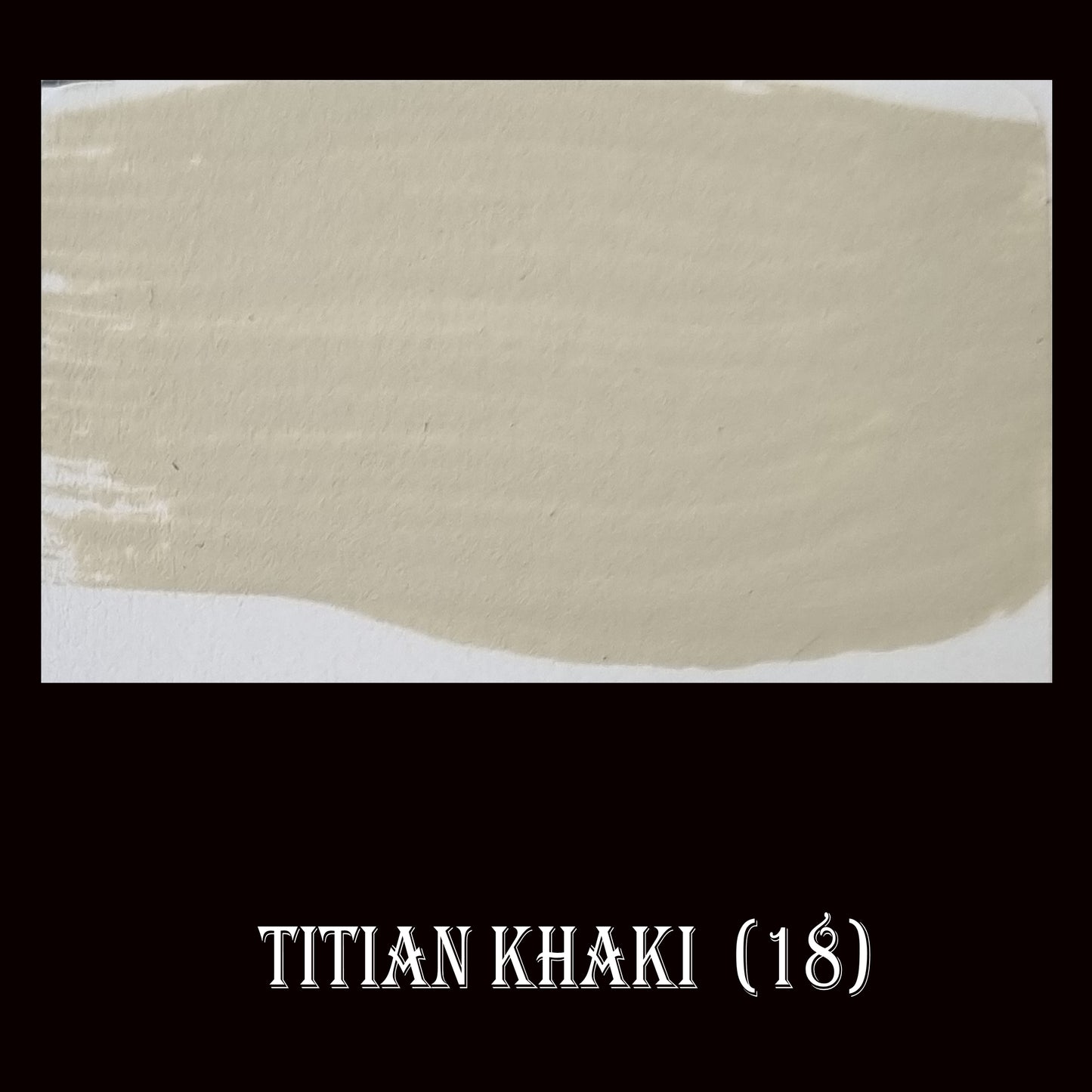 18 Chalky Finish Paint Titian Khaki - Da Vinci Chalk Paint & Rustic home decor
