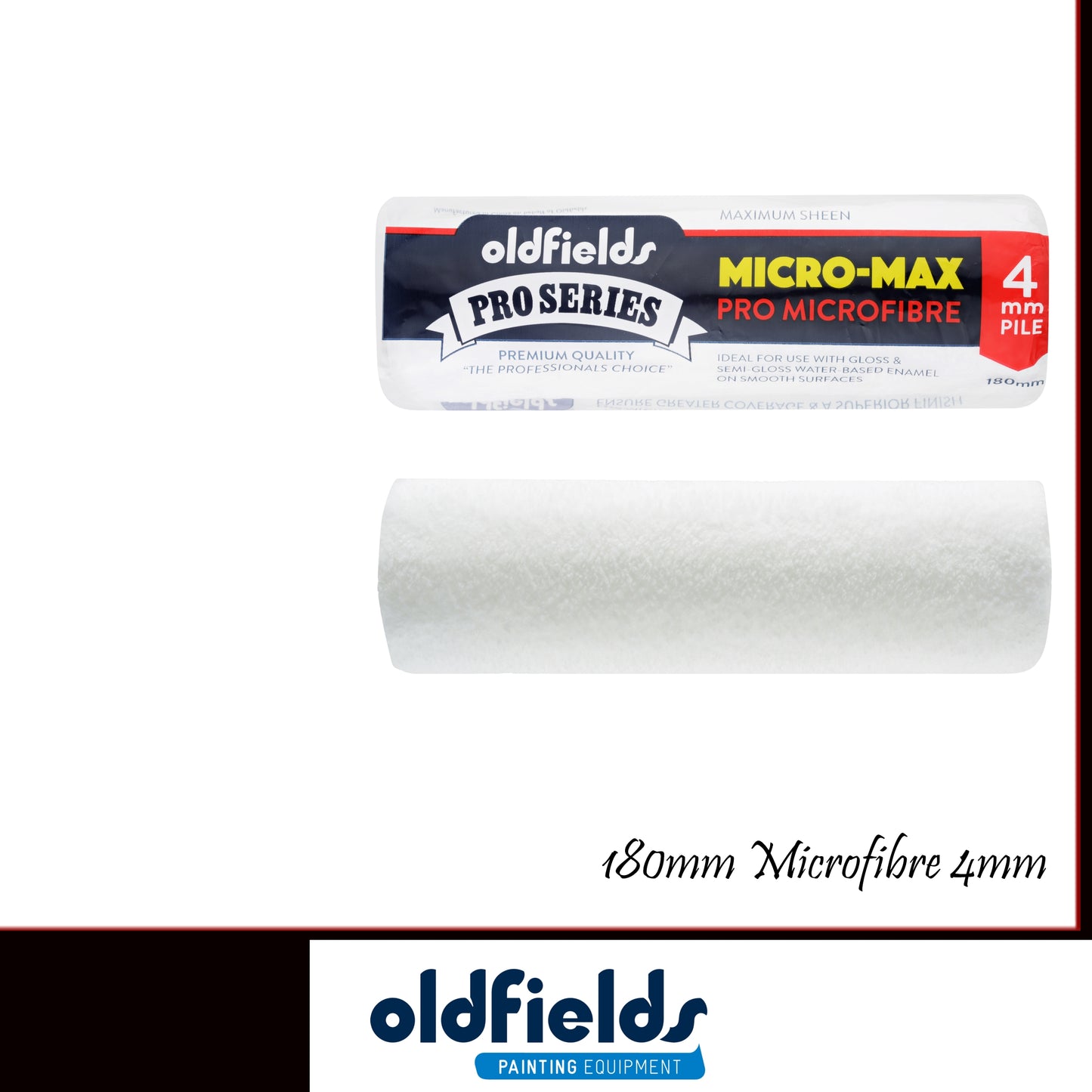 4mm Nap Pro Series Microfibre Paint Roller sleeves from Oldfields