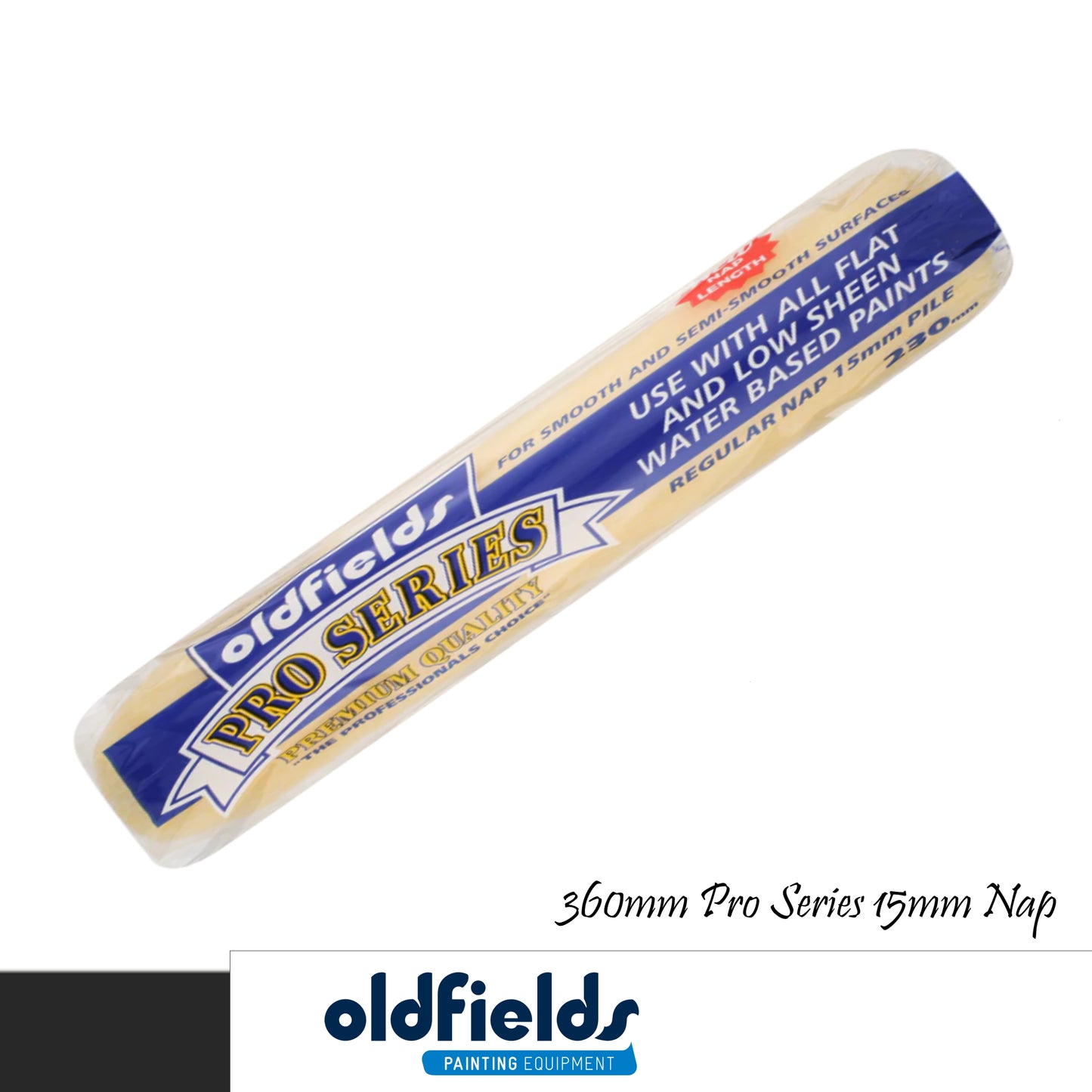 Pro Series Professional 15mm Nap Paint Roller Sleeves from Oldfields