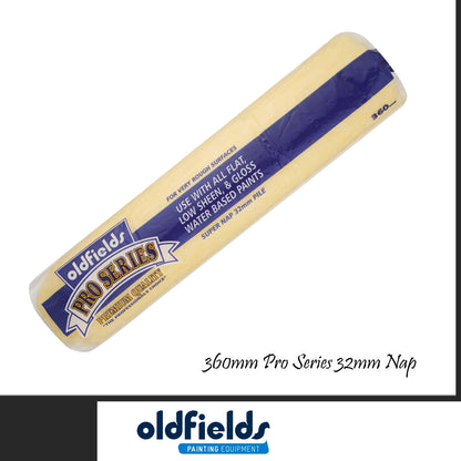 Pro Series Professional 32mm Nap Paint Roller Sleeves from Oldfields
