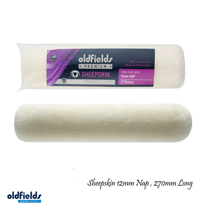 Pro Series Professional Sheepskin Paint Roller Sleeves from Oldfields