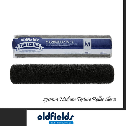 Pro Series Professional Textured Roller sleeves-Fine,Med & Coarse