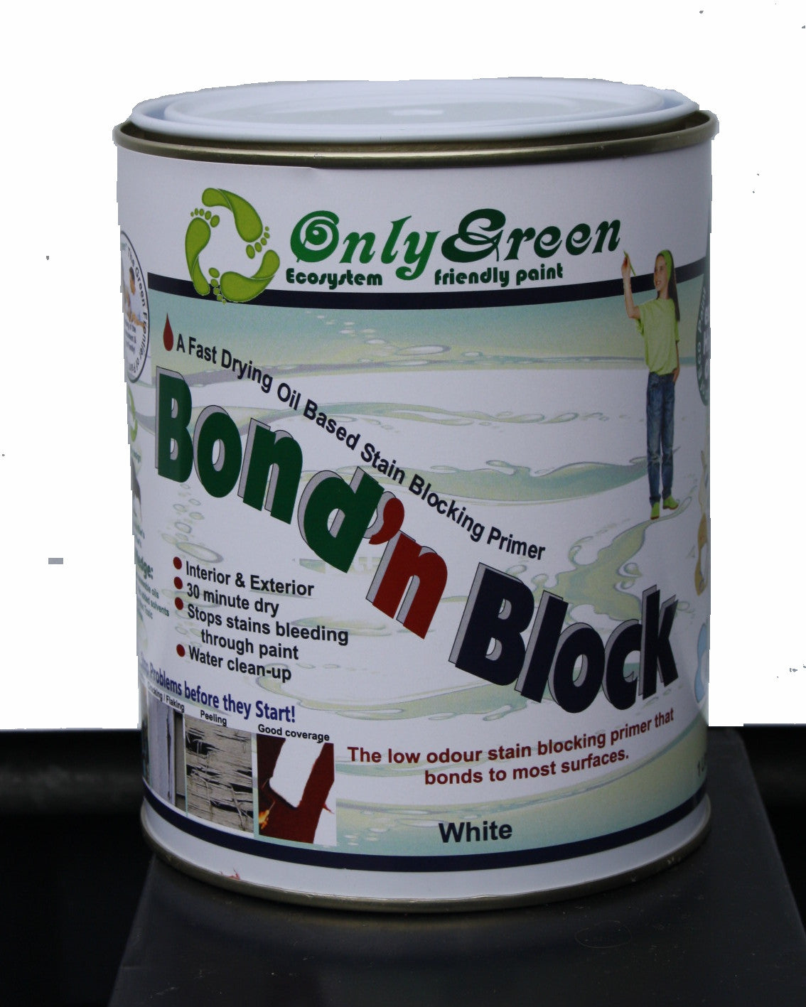 Bond n'Block eco stain blocking Primer White - Da Vinci Chalk Paint & Rustic home decor