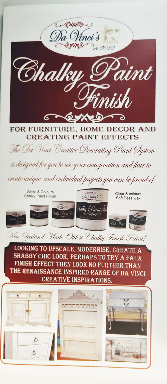 Chalk Paint Brochure -Free - Da Vinci Chalk Paint & Rustic home decor