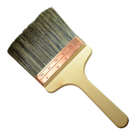 Professional Copper Bound Grey Bristle Paste Brush : 6 inch (150mm) RTF Granville : - Da Vinci Chalk Paint & Rustic home decor