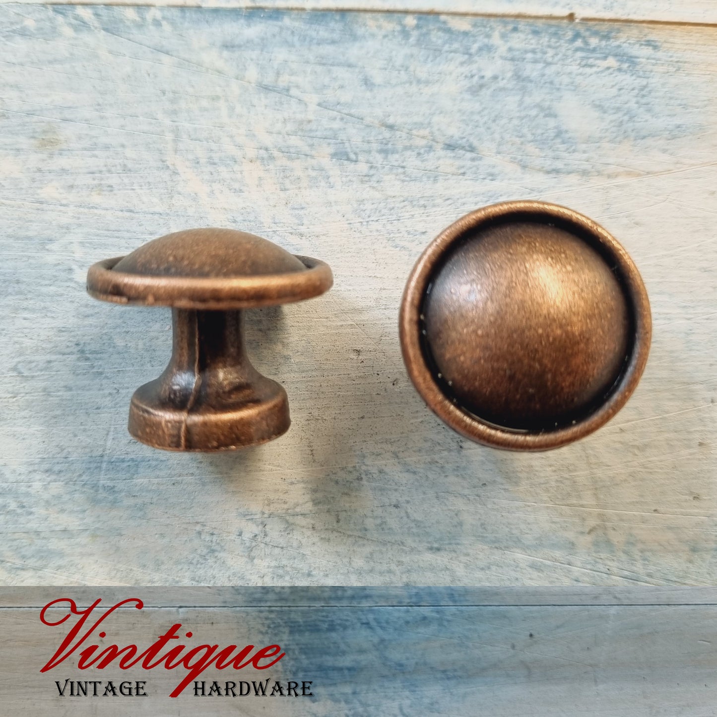 Antique (bronze look) classic knob for drawers 25mm diameter - Da Vinci Chalk Paint & Rustic home decor